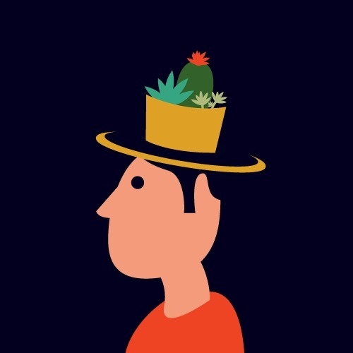 Succulent sombrero #illustration #nerdski #succulent