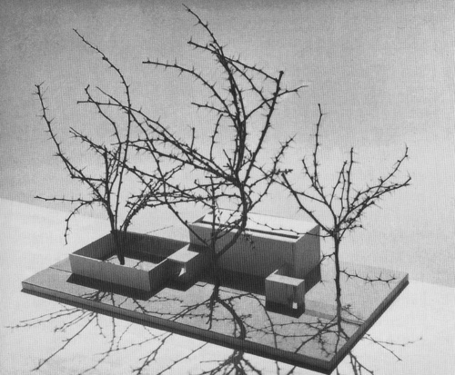 MAX BILL MODEL OF THE SWISS PAVILION AT THE VENICE BIENNALE / UNBUILT, 1951 #max #courtyards #models #bill #architecture