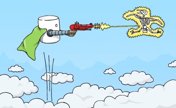 Illustrations | Cameron McNab #marshmallow #gun #ray #illustration #zap #mcnab #cameron