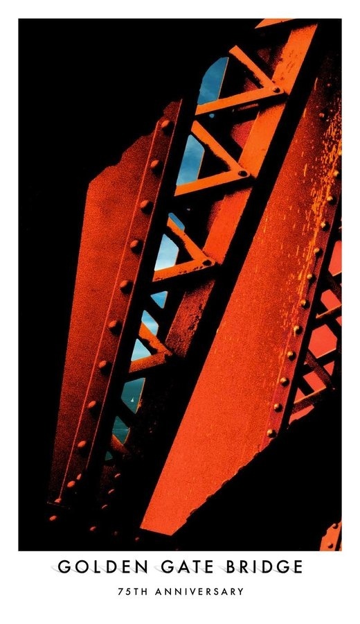 Golden Gate Bridge 75th Anniversary Poster #poster