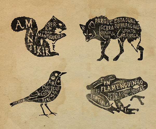 Itamonte on Behance by Rodolfo Assunção #typography #drawn #hand #illustration
