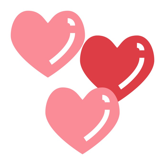 See more icon inspiration related to heart, love, like, lover, love and romance, valentines day, loving, hearts, peace and shapes on Flaticon.