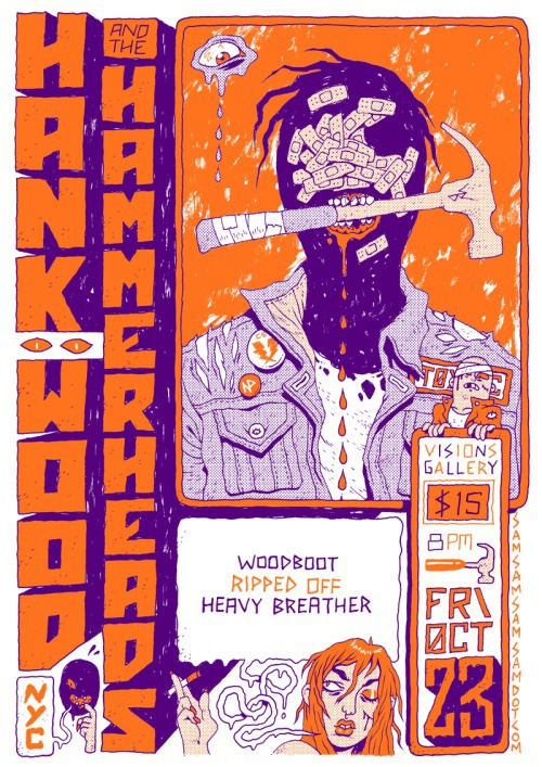 Hank Wood & The Hammerheads / WOODBOOT / Ripped Off / Heavy Breather