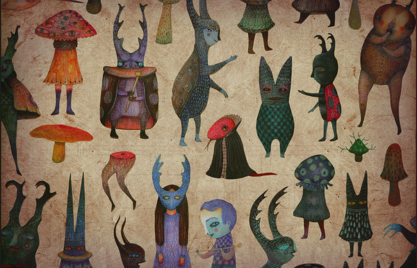 vladimir 0 #stankovic #illustration #monster #character #creature