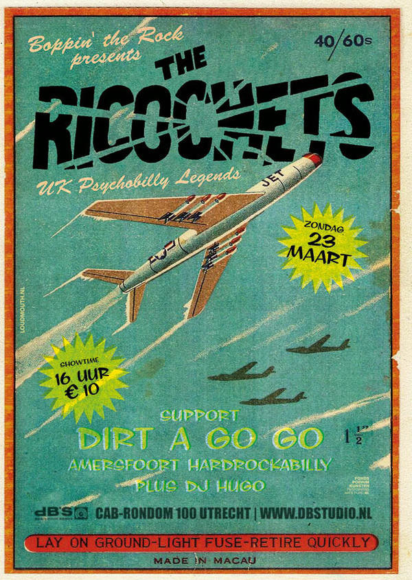 RAWZ #aeroplane #design #plane #vintage #poster #ricochet #boeing #typography