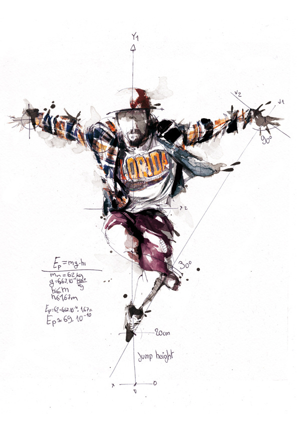 Break Dance - Volnorez #illustration