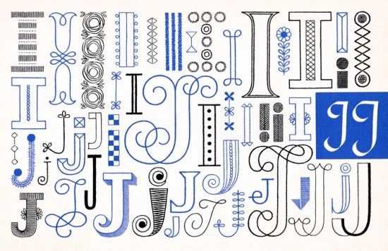 I, Embroidery Letterforms, Present and Correct