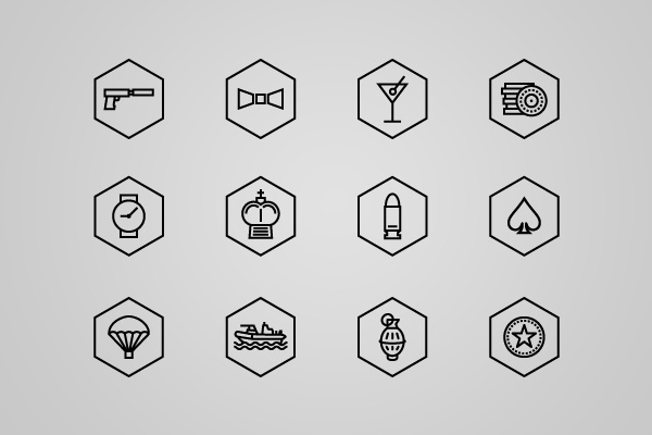 To Be Bond on Behance #icon #symbol #glyph