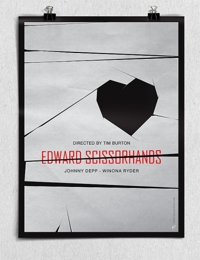 Edward Scissorhands #movie #edward #magoulas #scissorhands #poster #vasilis #vamadesign