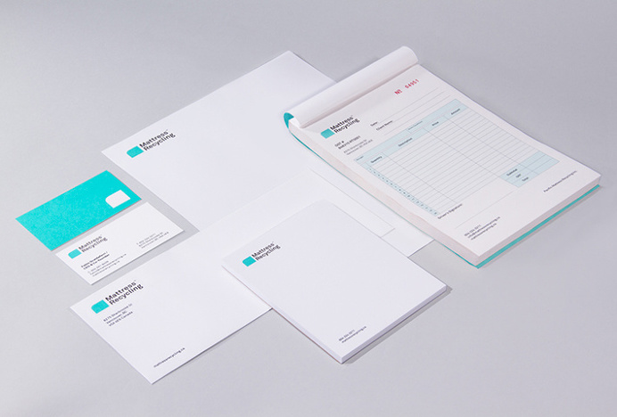 Mattress Recycling by Brief #colourful #graphic design #stationary
