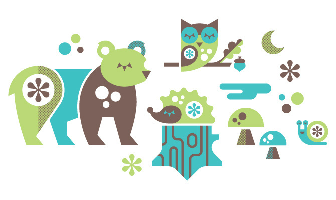 animals, illustration