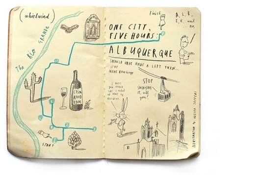 Oliver Jeffers - Illustration #illustration #lettering #map