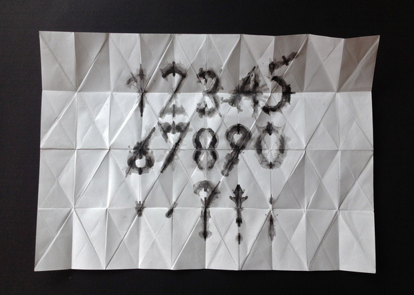 Simetra Experimental Typeface on the Behance Network #experimental #made #numbers #type #hand