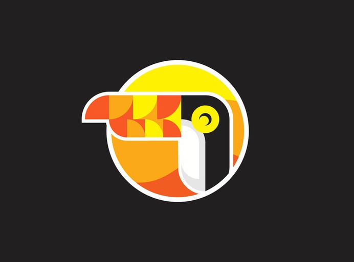Toucan Logo Design bird icon branding vector logo design graphic design logo santuario sanctuary wildlife bird toucan