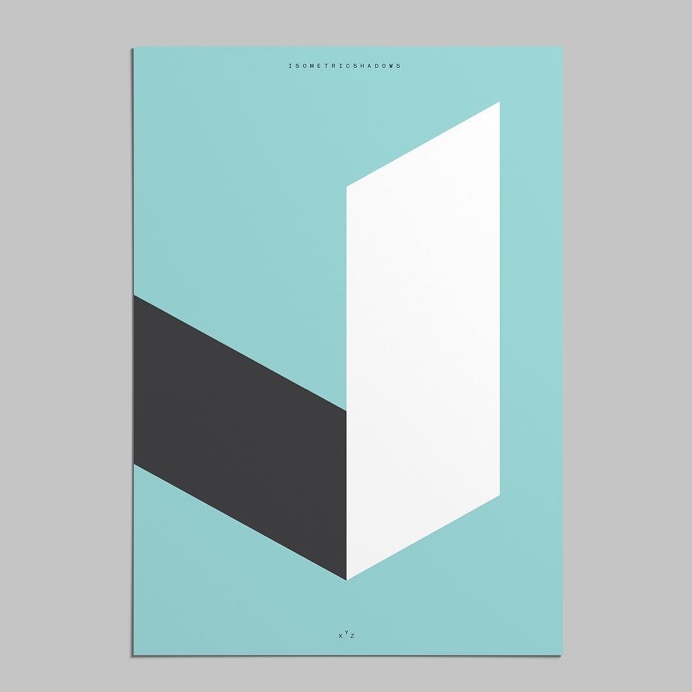 isometric shadows poster #isometric #shadows #poster #gassiotandllobet #gassiotllobet #poster #graphicdesign