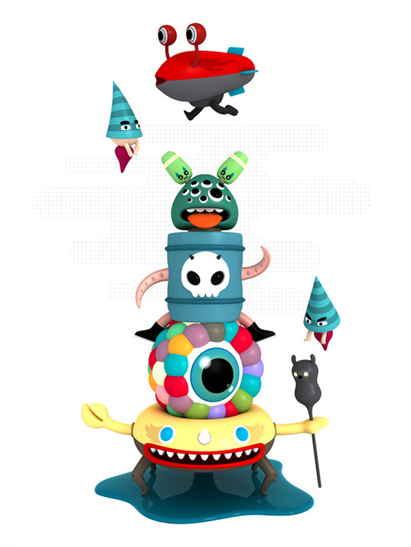 Characters' Totems on Behance #totem #silly