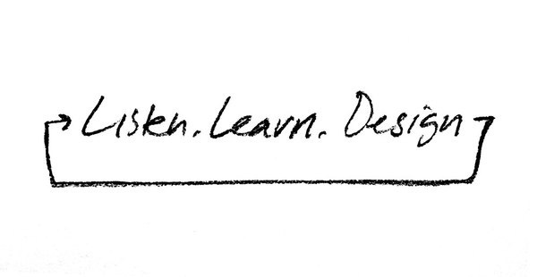 Listen. Learn. Design. Repeat.Iterative design. This is essential to the creative process. Each step informs the next. Each step then makes #handwriting #type #handwritten