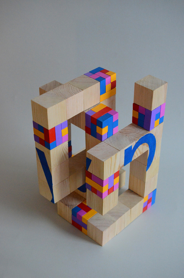 typo on soho #klaudia #szymanska #sculpture #construction #soho #wood #sybilski #typo #konrad #clolors