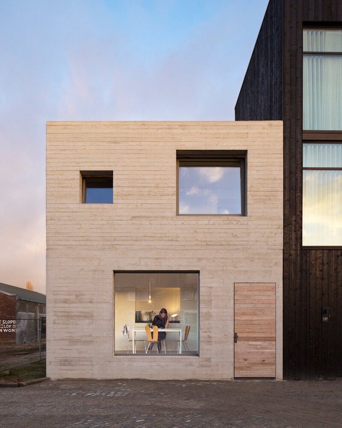 Bright Home in Repurposed Industrial Harbor Quarter in the Netherlands