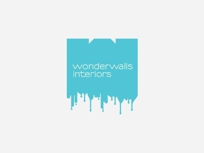 Dribbble - wonderwalls interiors logo by Mohamad Nasrallah #logo #identity