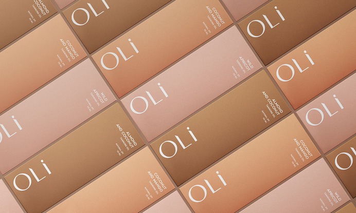 Oli cosmetic branding - Mindsparkle Mag Anastasia Dunaeva designed Oli – the new tanning oils line, so they wanted to create catchy brand positioning in minds of new customers. #logo #packaging #identity #branding #design #color #photography #graphic #design #gallery #blog #project #mindsparkle #mag #beautiful #portfolio #designer