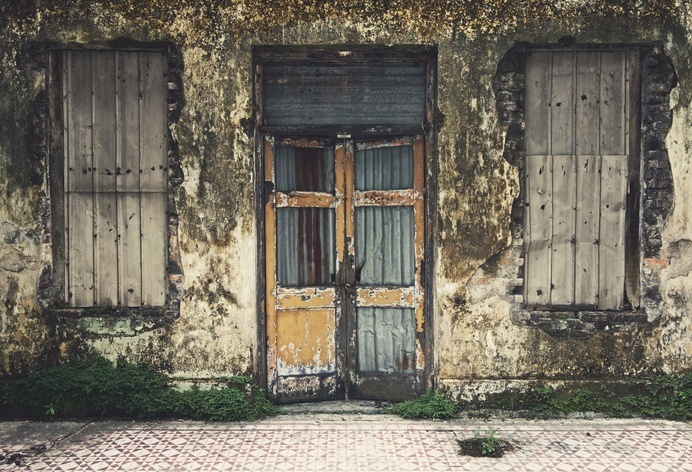 Forgotten Home by Igor Ovsyannykov on 500px #front #door #home #abandoned #photography #spooky #beautiful #windows