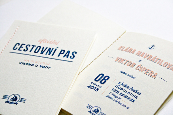 Navy Wedding invite #invite #invitation #stationery #navy #passport #wedding #nautical