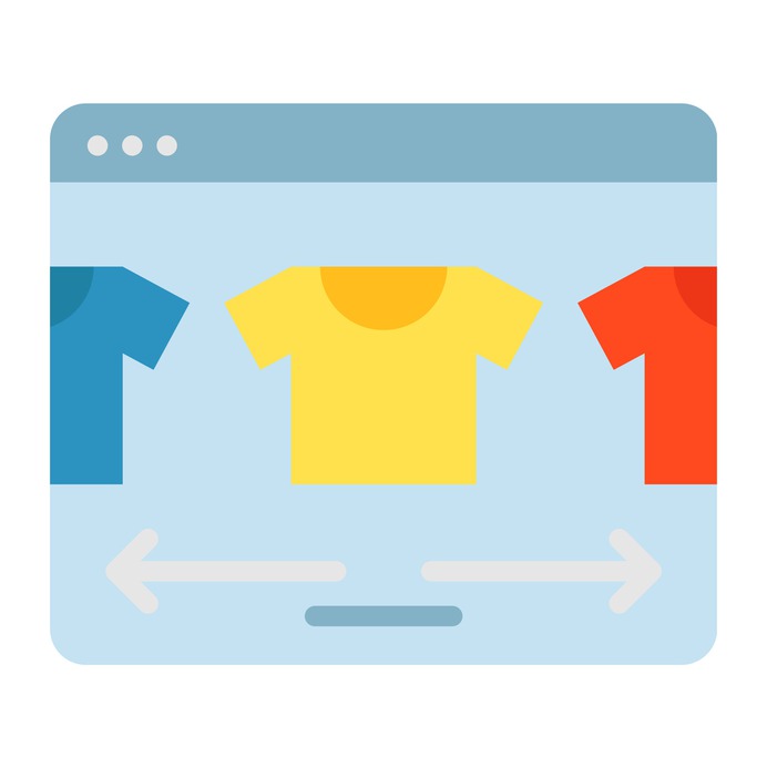 See more icon inspiration related to monitor, browser, commerce and shopping, ecommerce, online shopping, web page, website, delivery, purchase, clothes, online, online shop, shop, shopping, screen and computer on Flaticon.