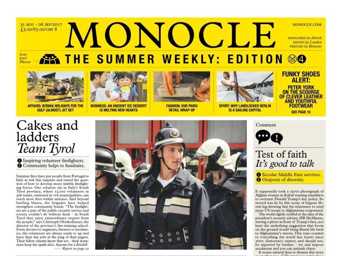 Image result for monocle newspaper