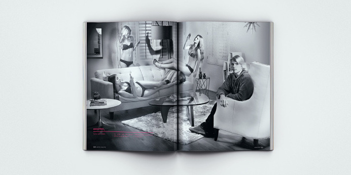 Surfing Magazine Editorial 2012 - Joy Stain #surf #surfing #print #spread #layout #sex #editorial #magazine #typography