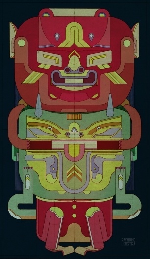 RAYMOND LEMSTRA #illustration #geometric