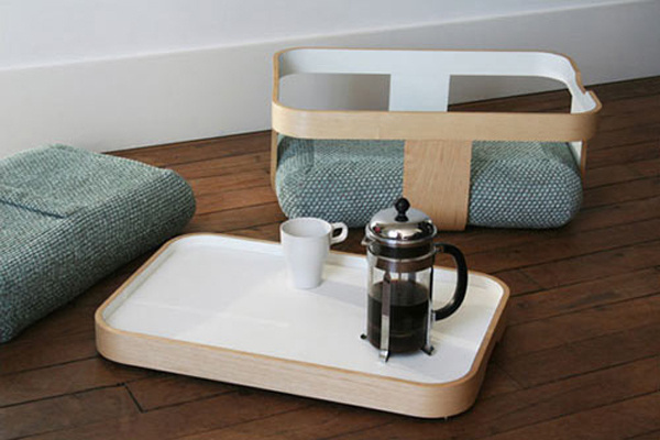 Versatile side table that you can use as a tray, seat, basket, coffee table or even a foot stool! #side #design #home #product #furniture #industrial #table