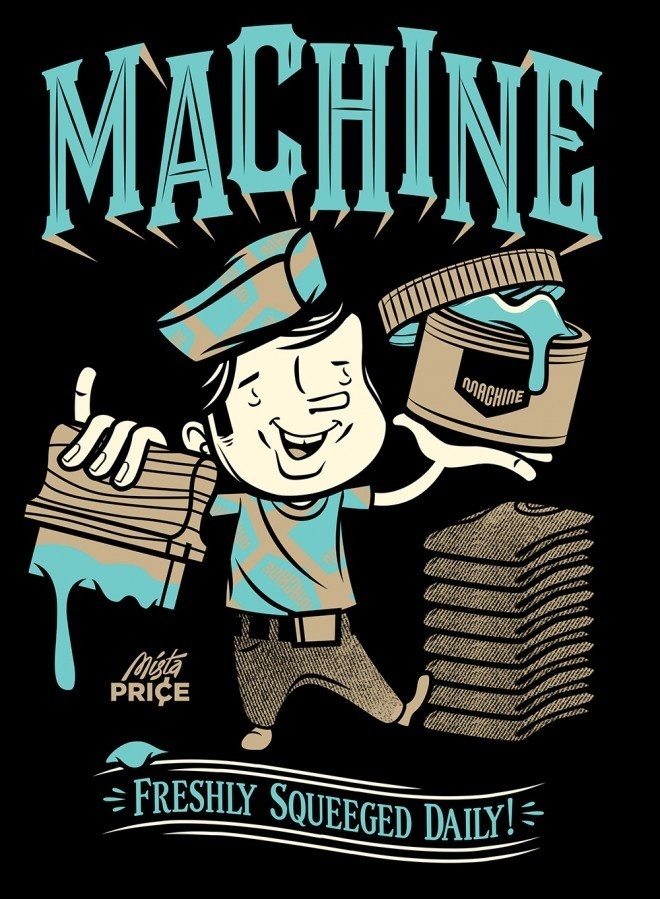 Illustrator: Travis Price: Melbourne Victoria Australia #retro #tshirt #screen #printing #illustration #vintage #character