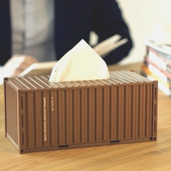 Shipping Container Tissue Box #tech #gadget #ideas #gift #cool