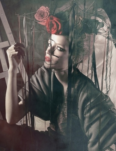 Cabinet of curiosities on Fashion Served #flower #direction #photography #soft #art #fashion #style