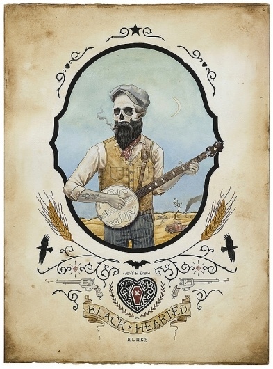 Derek Nobbs' Dead Man's Tales - Upcoming Exhibition at Roq La Rue #derek #illustration #nobbs