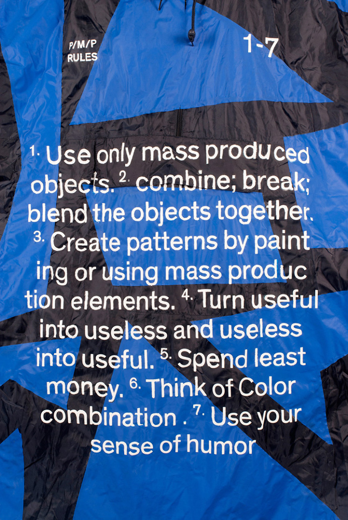 fabric cloth typography blue, design principles