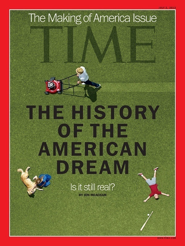 In this week's issue of TIME, we present our Making of America issue — featuring our cover story, "The History of the American Dream." #design #american #gothic #cover #time #magazine