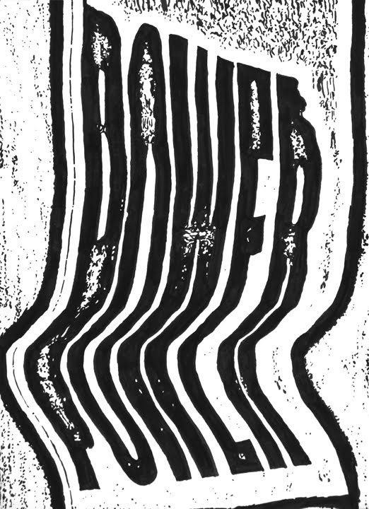 Power, by Dan Bina #ink #ny #bina #power #dan #paper #distortion #art #type #drawing #brooklyn