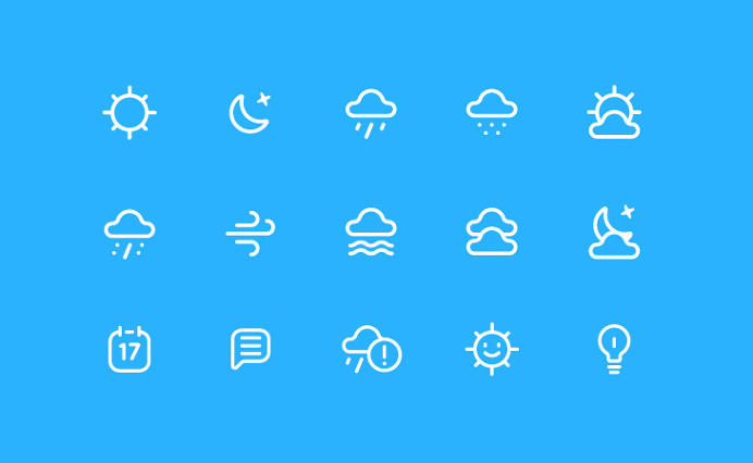 Icon design by Alex Griendling #icon #icondesign #app #weather #cloud #picto