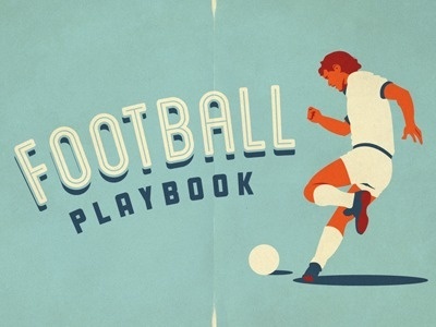 Dribbble - Football Playbook Artwork by Emir Ayouni | Growcase #design #graphic #typography