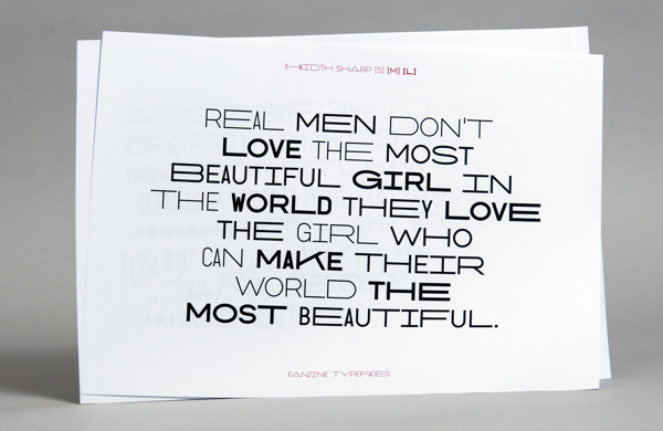 Width Typefaces on Typography Served #truth
