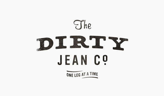 the dirty jean company logo #logo #design