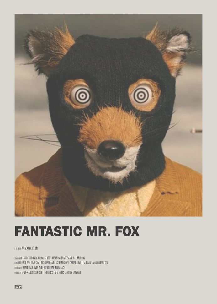 Fantastic Mr. Fox Minimal Movie Poster