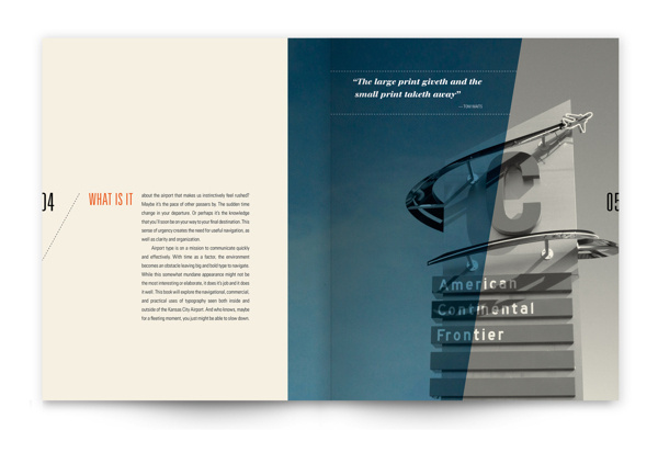 Lifted: A Look at Airport Typography on Behance #airplane #book #publication #layout #editorial #typography