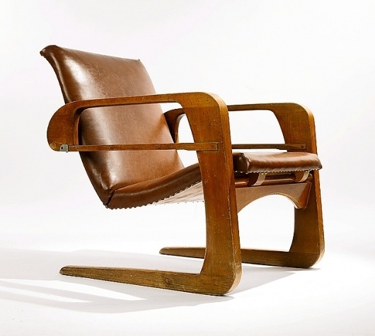 MARK MCDONALD DEFINES #chair #design #airline #wood #kem #leather #1934 #30s