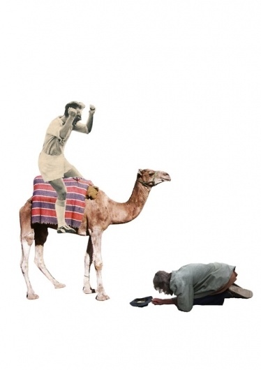 TIM KARLSSON #man #camel #collage #hobo