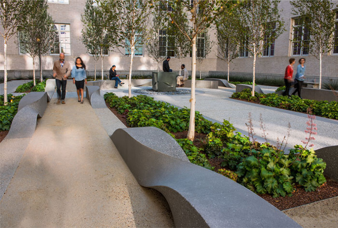 Landscape Sculpture Made of Concrete