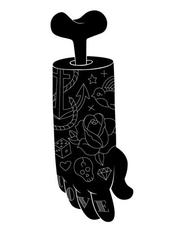 FFFFOUND! #illustration #black #typography