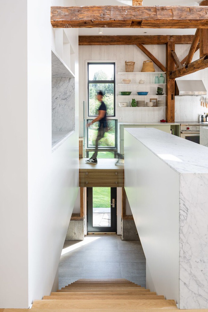 Ancient Barn Transformed by La Firme into a Gathering Place for Family